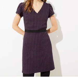 NWT LOFT Boucle flare dress. Size 10
